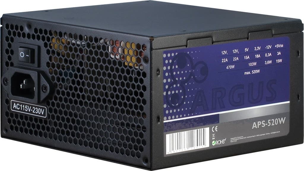 Zasilacz komputerowy Inter-Tech 520W