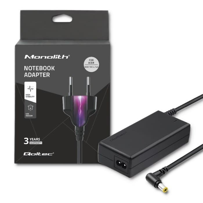Qoltec Zasilacz do Laptopa Acer 90W 19V 4.74A