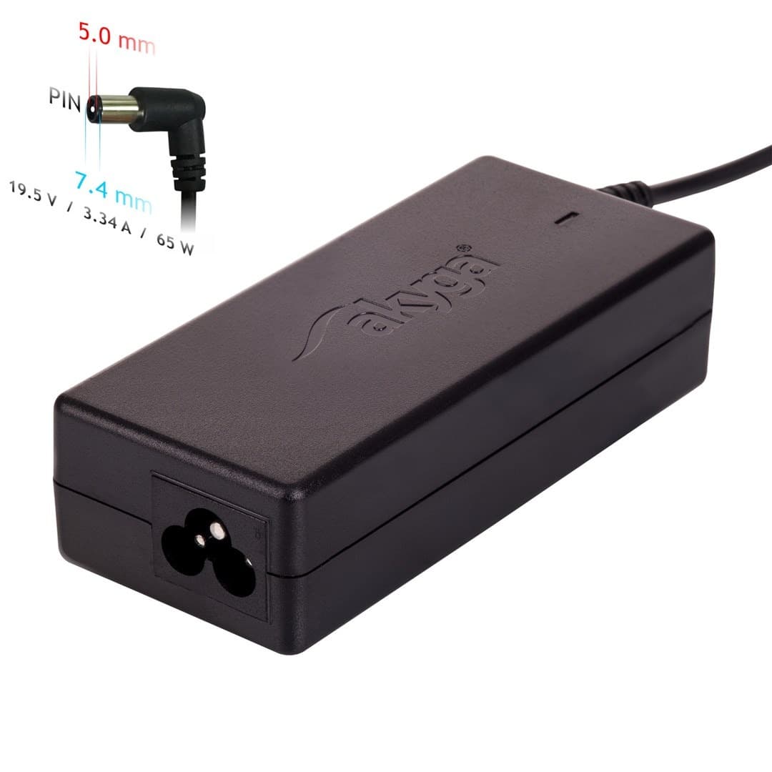Zasilacz sieciowy Akyga 65W do notebooka Dell 19.5V 3.34A