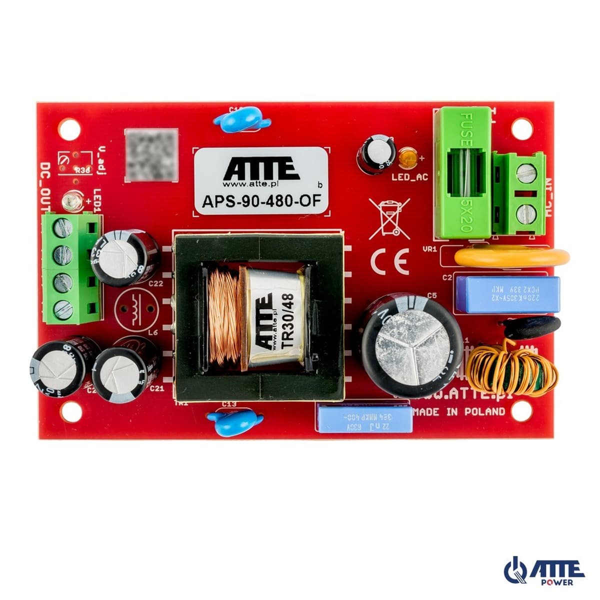 Zasilacz sieciowy ATTE 48V 2A 90W do urządzeń LED