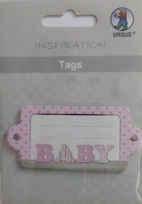 Zawieszki ozdobne dla dzieci Baby 8 sztuk 80 x 115 mm