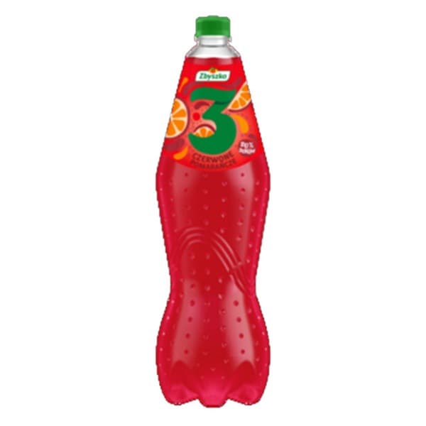 Zbyszko 3 owoce czerwone pomarańcze 1,75l gazowany ( kaucja )