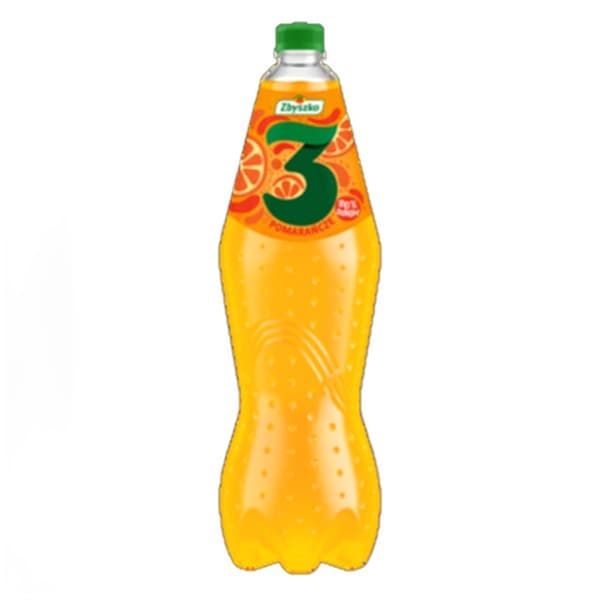 Zbyszko 3 owoce pomarańcze 1,75l gazowany ( kaucja )