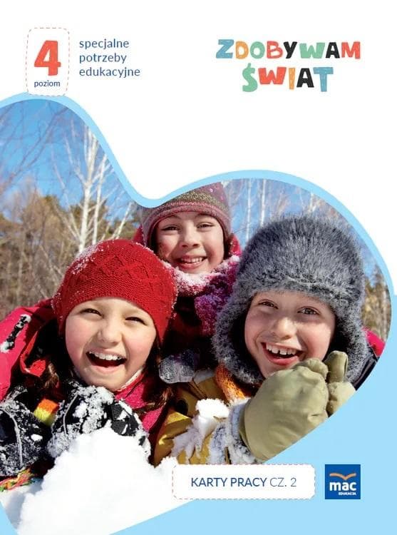 Zdobywam świat. Karty pracy część 2 zima Poziom 4 - Justyna Hadryś