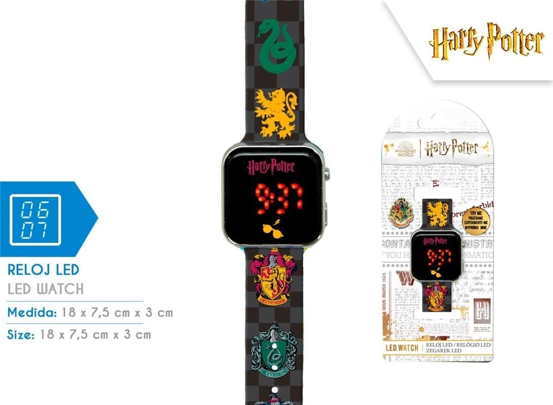 Zegarek LED z kalendarzem Harry Potter