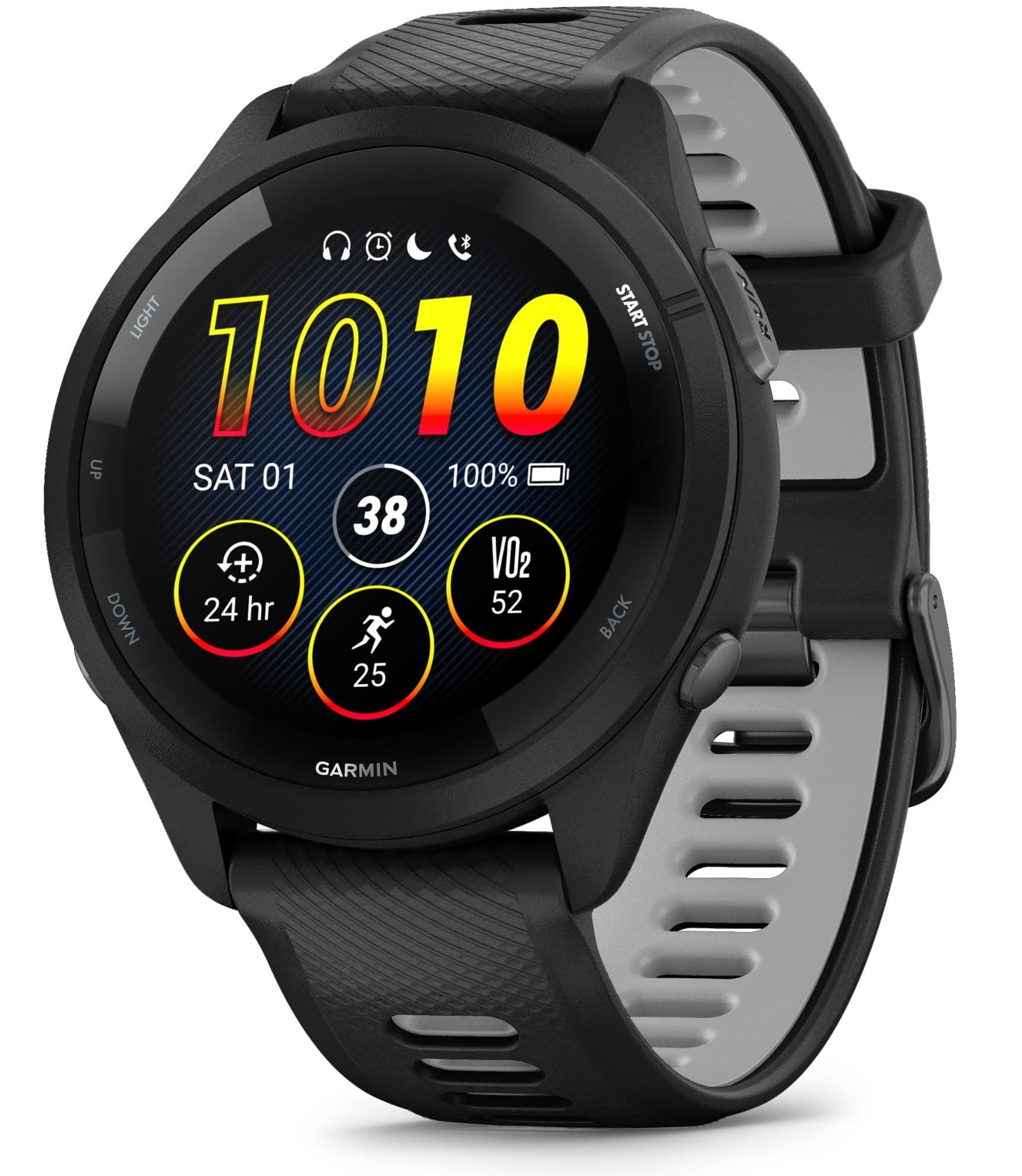 Garmin Forerunner 265 AMOLED 46 mm Czarny Zegarek Sportowy