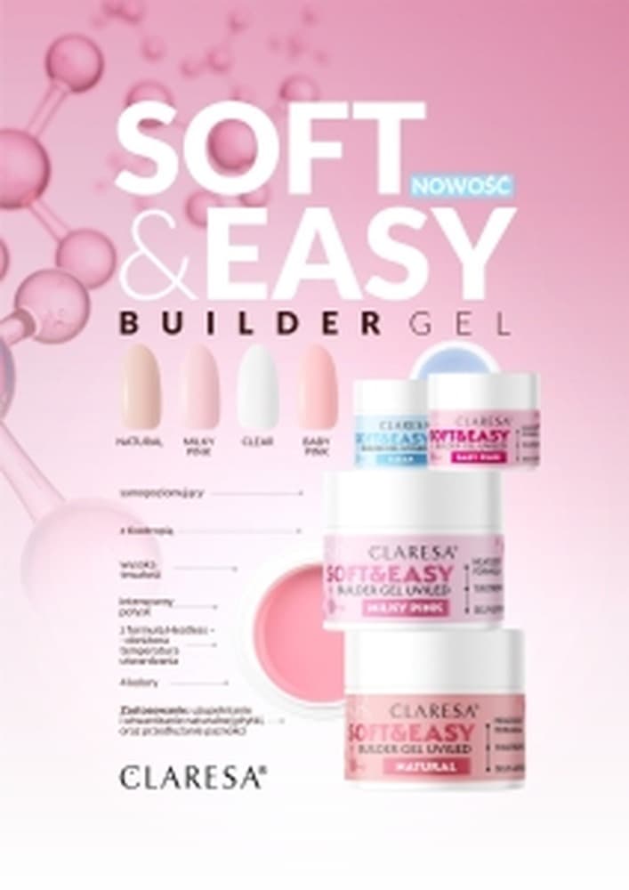 Żel budujący Claresa Baby Pink 12 g