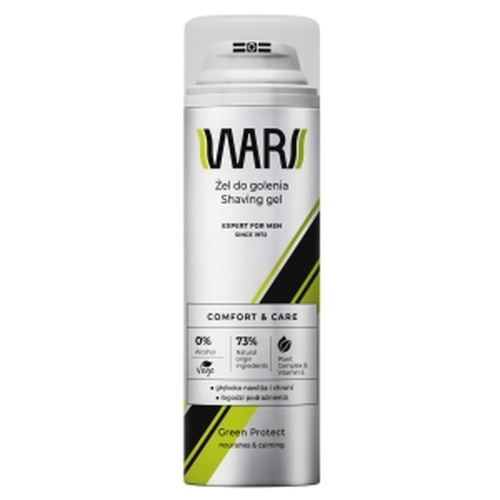Wars Expert Green Protect Żel do golenia dla mężczyzn 200 ml