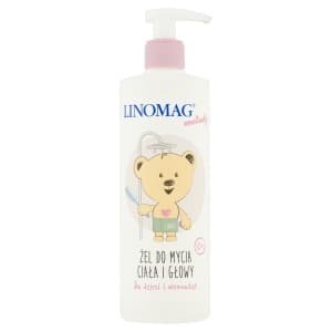 Linomag Żel myjący do ciała i włosów dla dzieci i niemowląt 400 ml