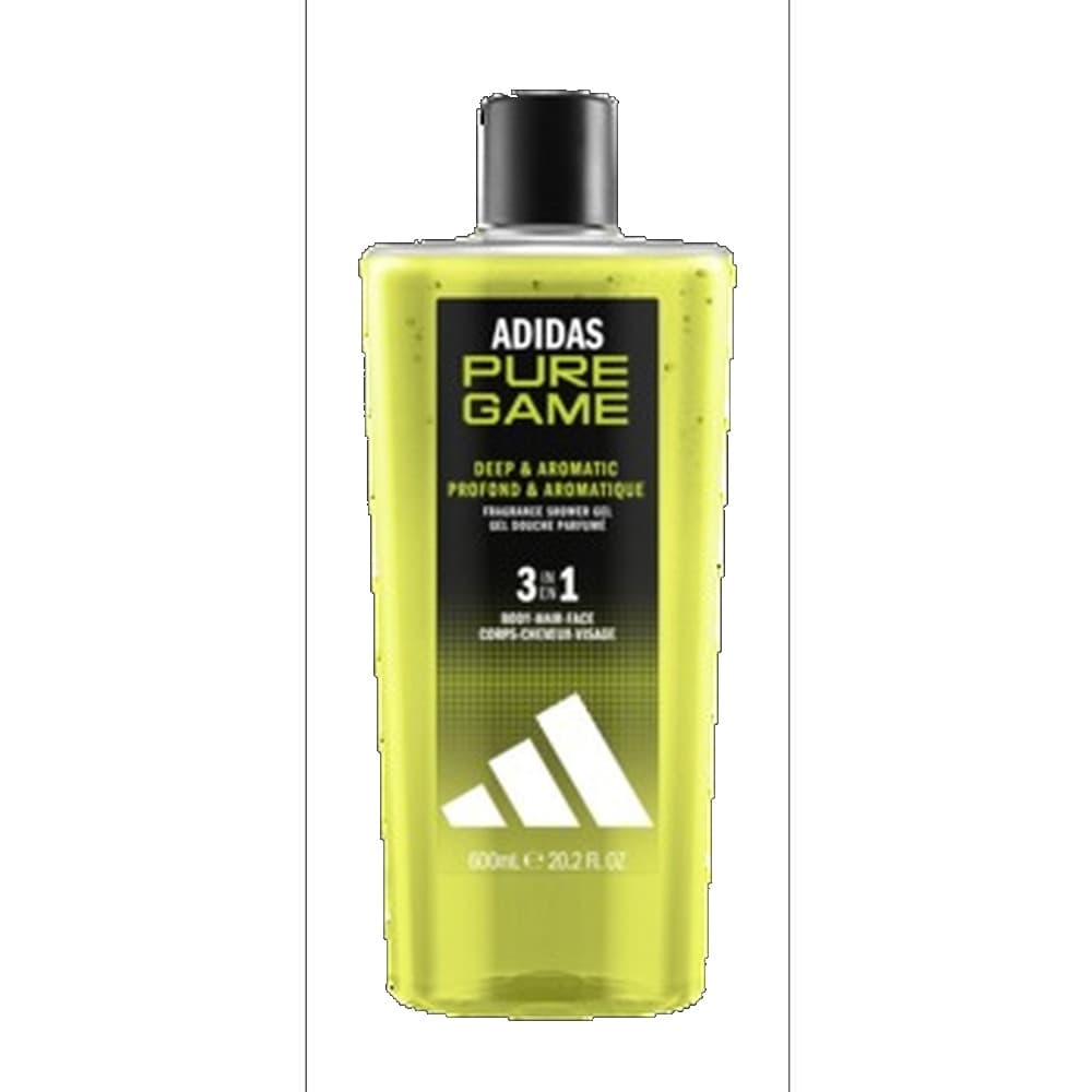 Żel pod prysznic Adidas Pure Game 3 w 1 600 ml