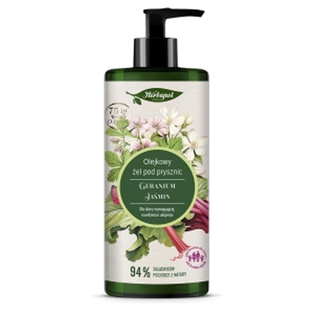 Żel pod prysznic Herbapol Geranium i Jaśmin 740 ml