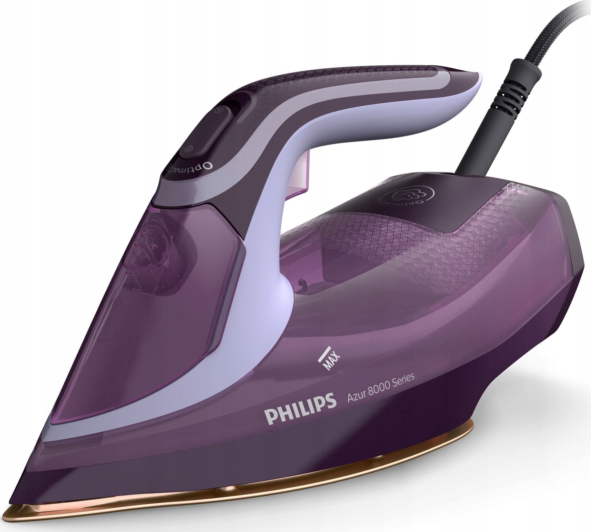 Żelazko parowe Philips z ciągłą parą 55 g/min i uderzeniem 240 g/min