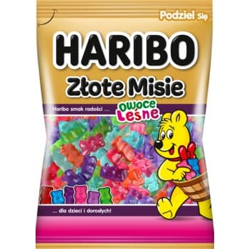 Żelki Haribo Złote Misie o smaku owoców leśnych 175 g