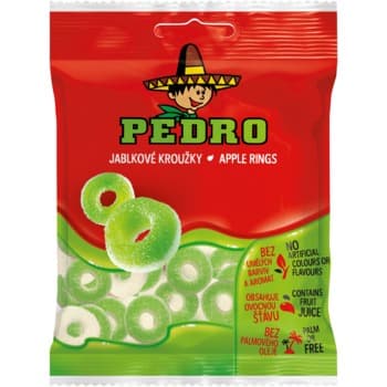 Żelki jabłkowe Pedro Apple Rings 80 g