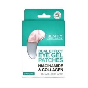 Beauty Formulas Żelowe płatki pod oczy z niacynamidem i kolagenem