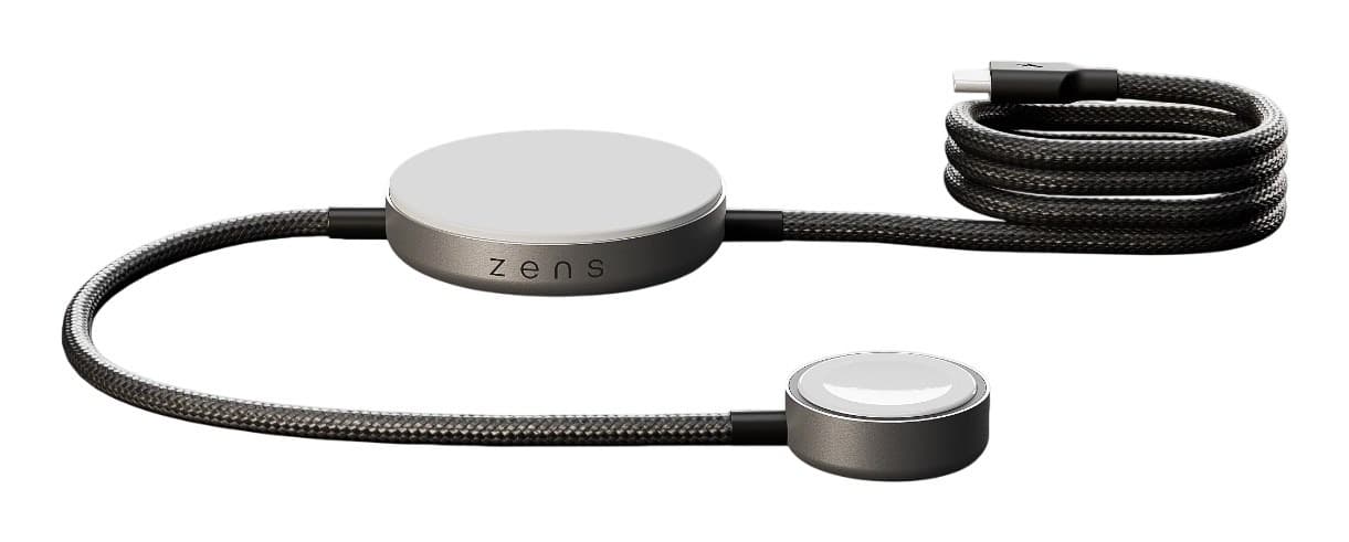 ZENS Pro 2 Smartfon, Zestaw słuchawkowy, Smartwatch - Ładowarka Bezprzewodowa 25W Qi2 MagSafe Szary