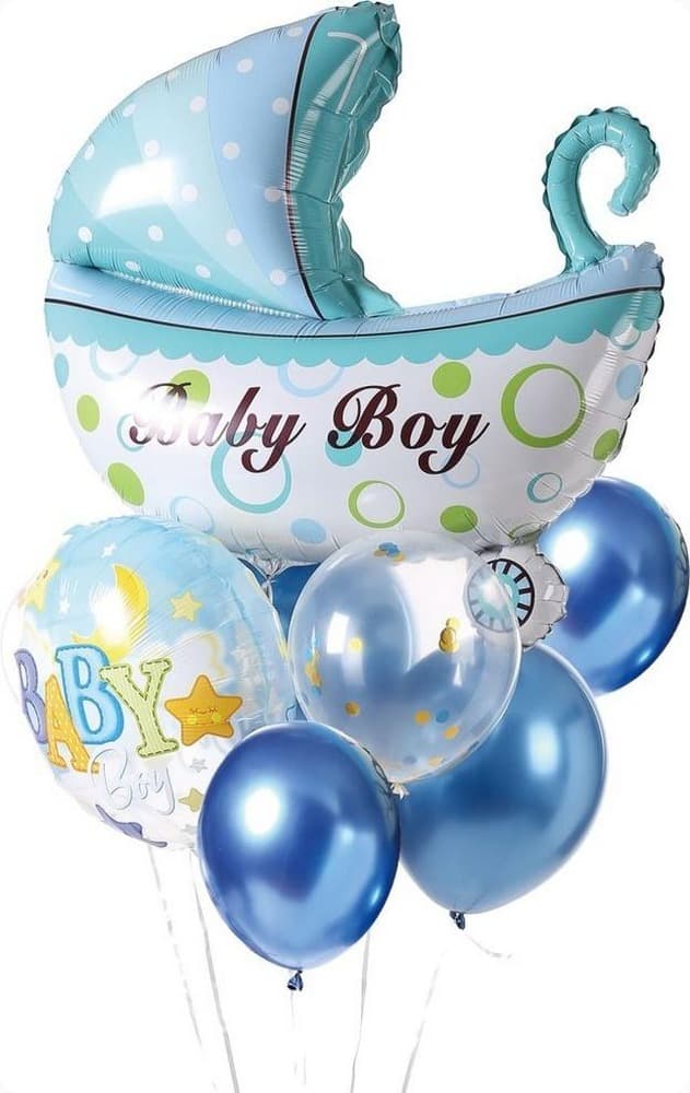 Zestaw balonów foliowych Boy 9 elementów