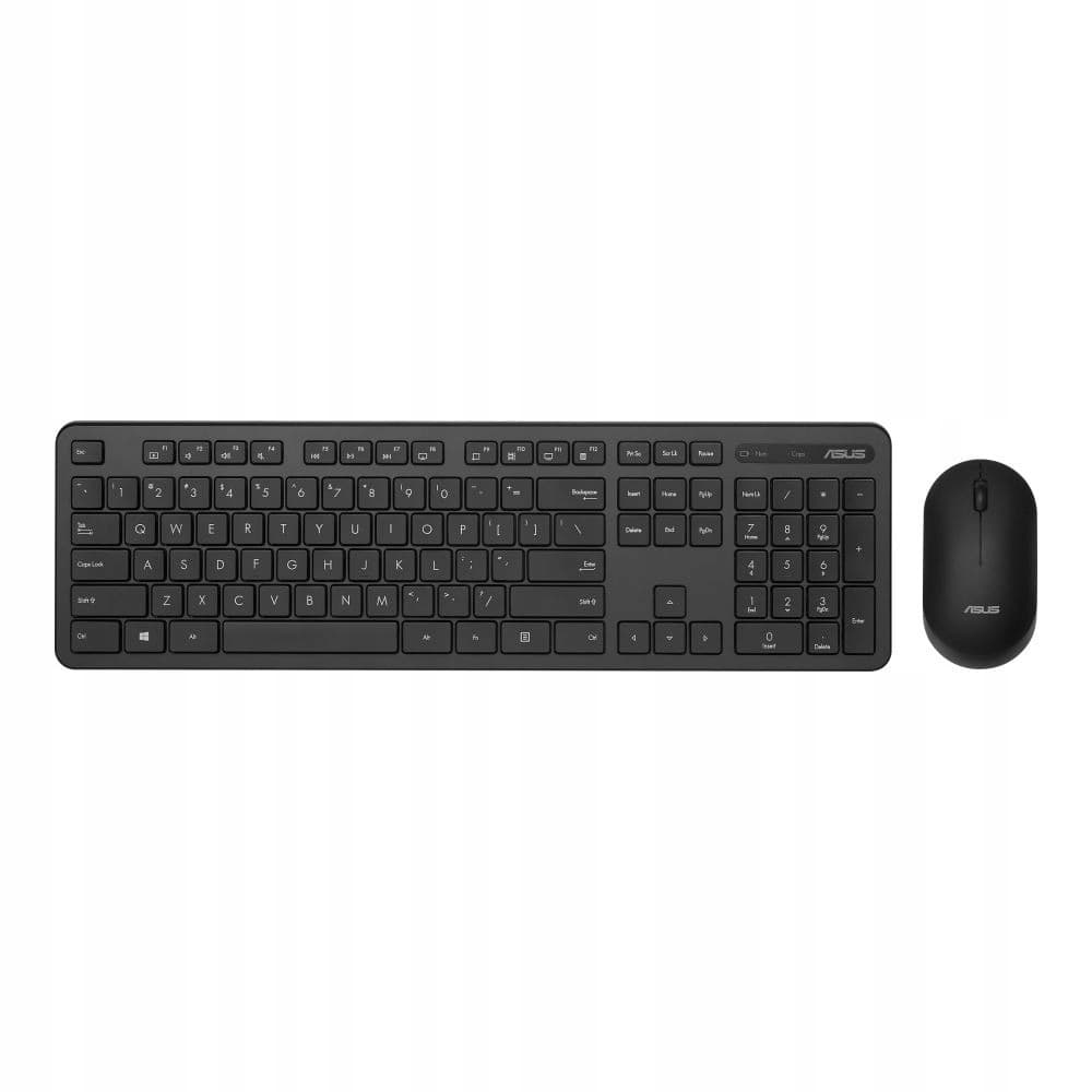 Asus Zestaw klawiatura i mysz CW100 bezprzewodowy czarny