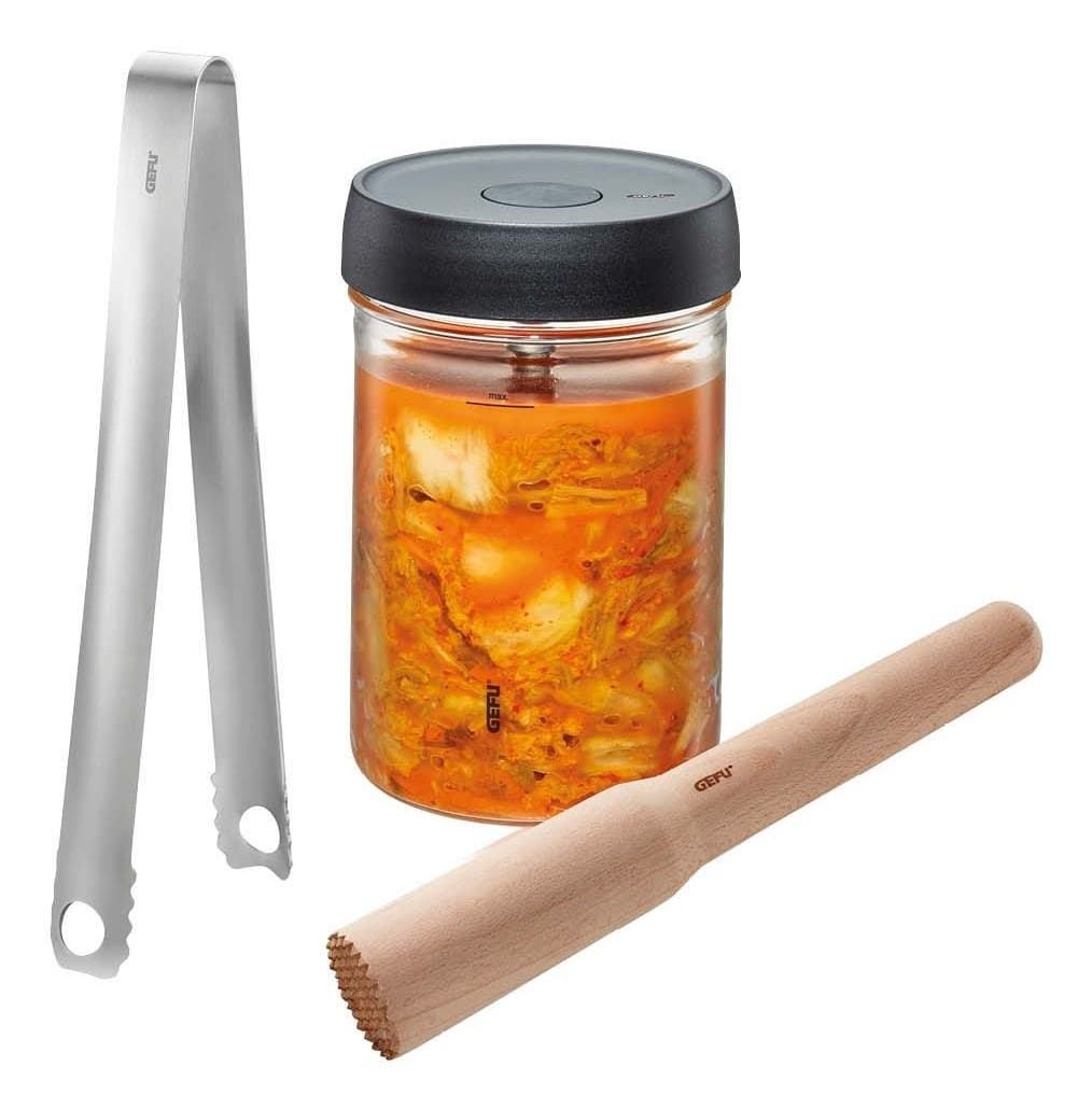 Zestaw do fermentacji Gefu Nativo z pokrywką i obciążnikami