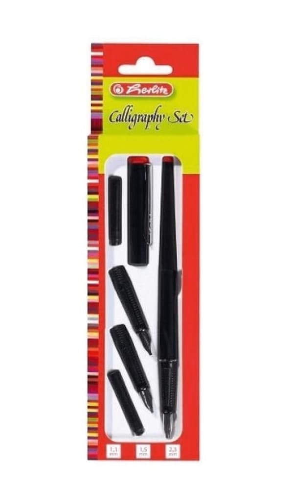 Zestaw do kaligrafii Herlitz - stalówki 1.1, 1.5, 2.3 mm