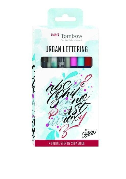 Zestaw do kaligrafii Urban Lettering Tombow 6 elementów