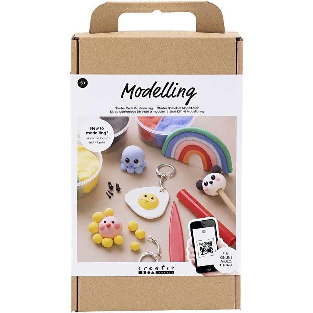 Zestaw do modelowania Silk Clay od 6 lat masa samoutwardzalna z brelokami
