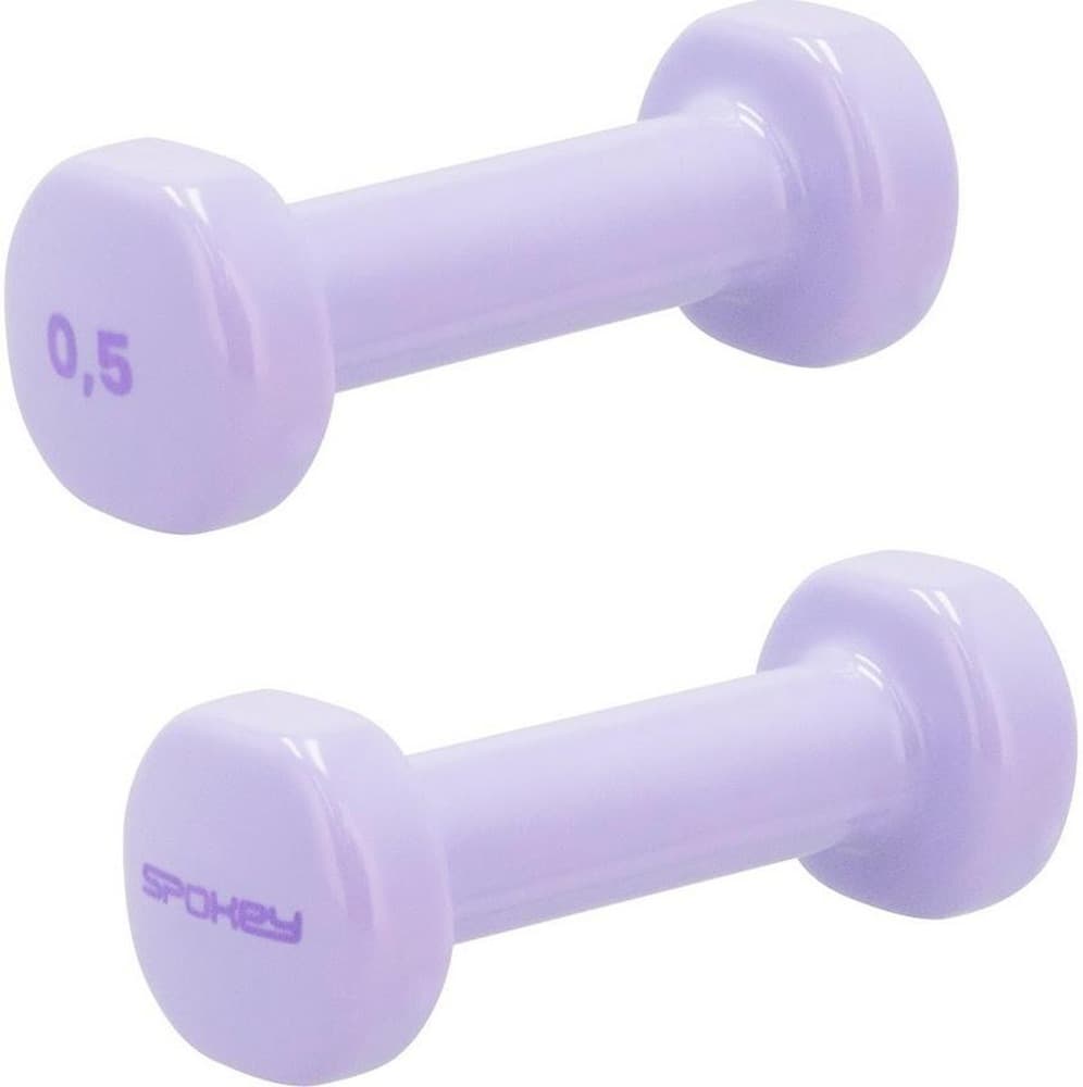 Zestaw hantli winylowych Shape fioletowe 2 x 0,5 kg