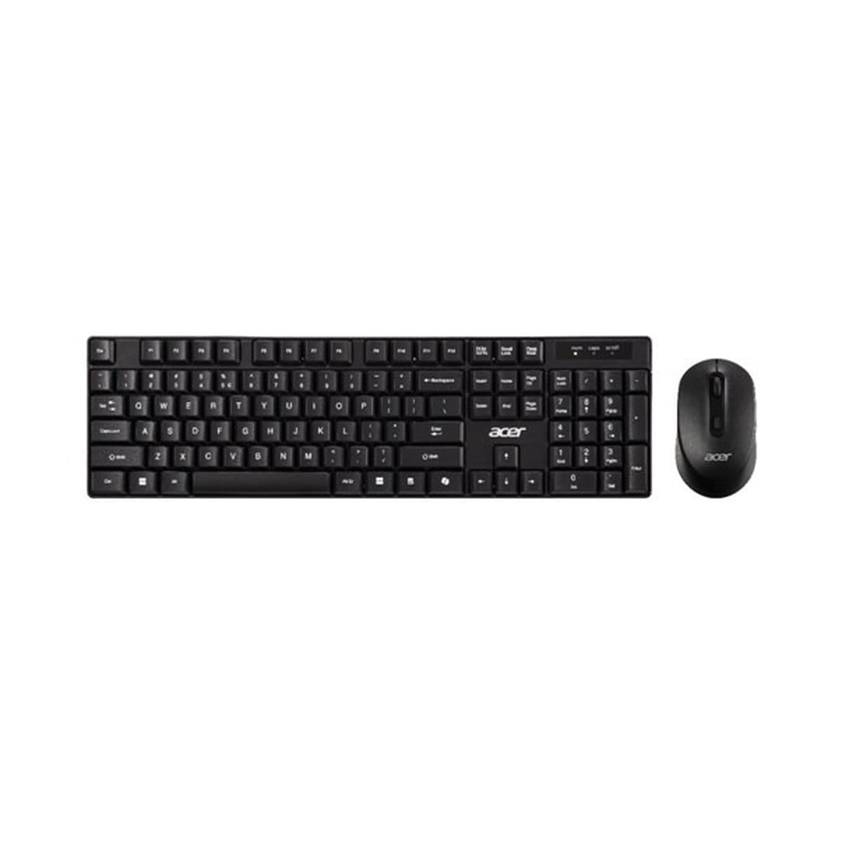Zestaw klawiatura i mysz Acer AAK410 bezprzewodowa US QWERTY czarna