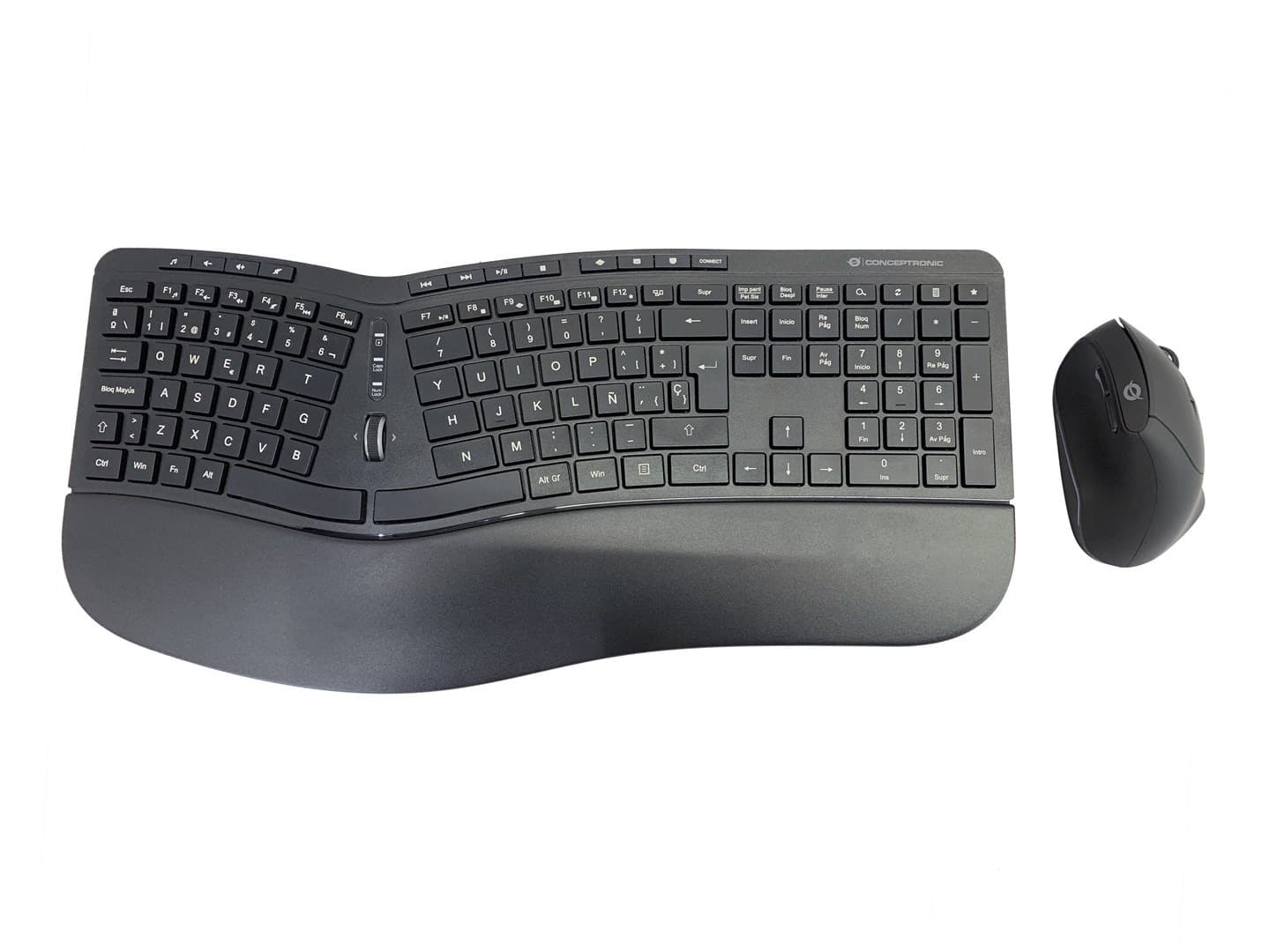 Zestaw klawiatury i myszy Conceptronic ORAZIO02ES RF Wireless QWERTY Hiszpański Czarny