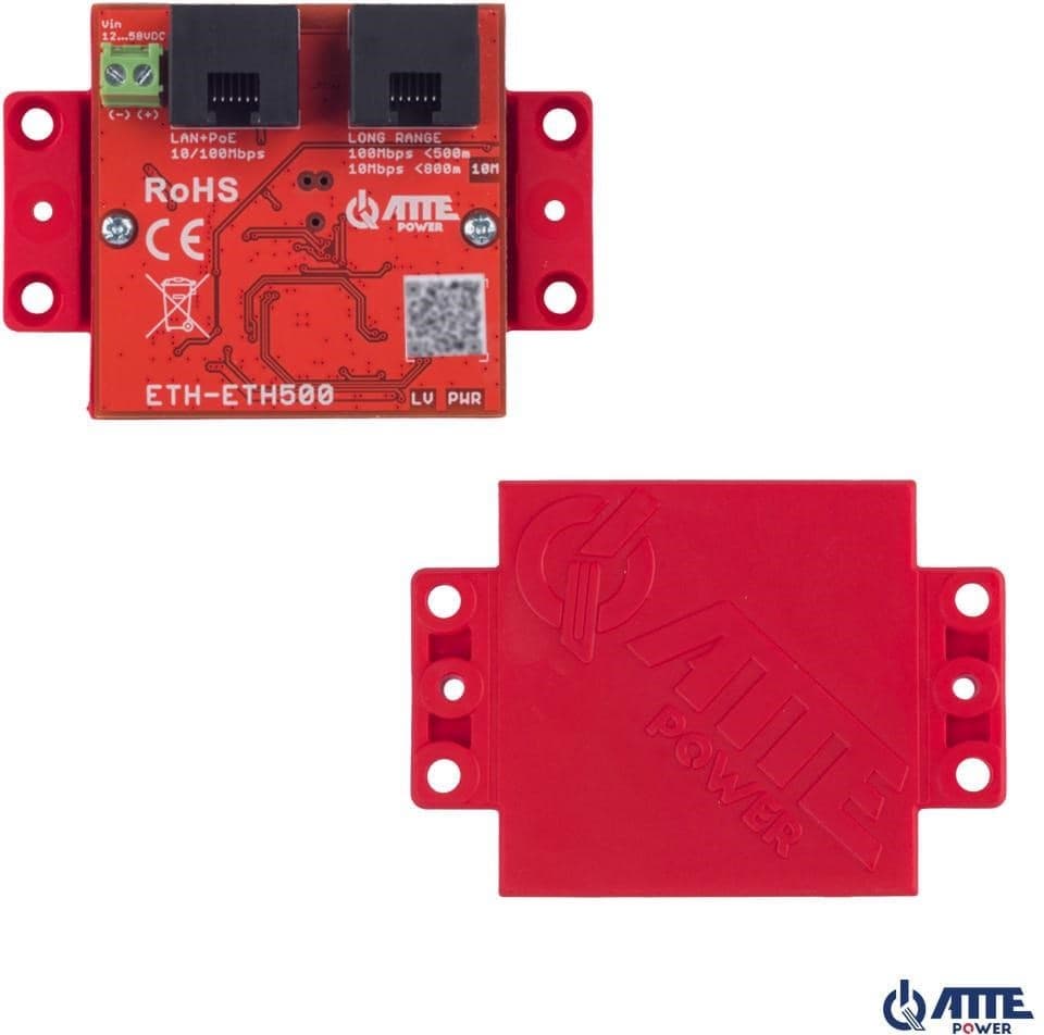 Zestaw konwerterów Ethernet ATTE ETH-ETH500, 2 sztuki