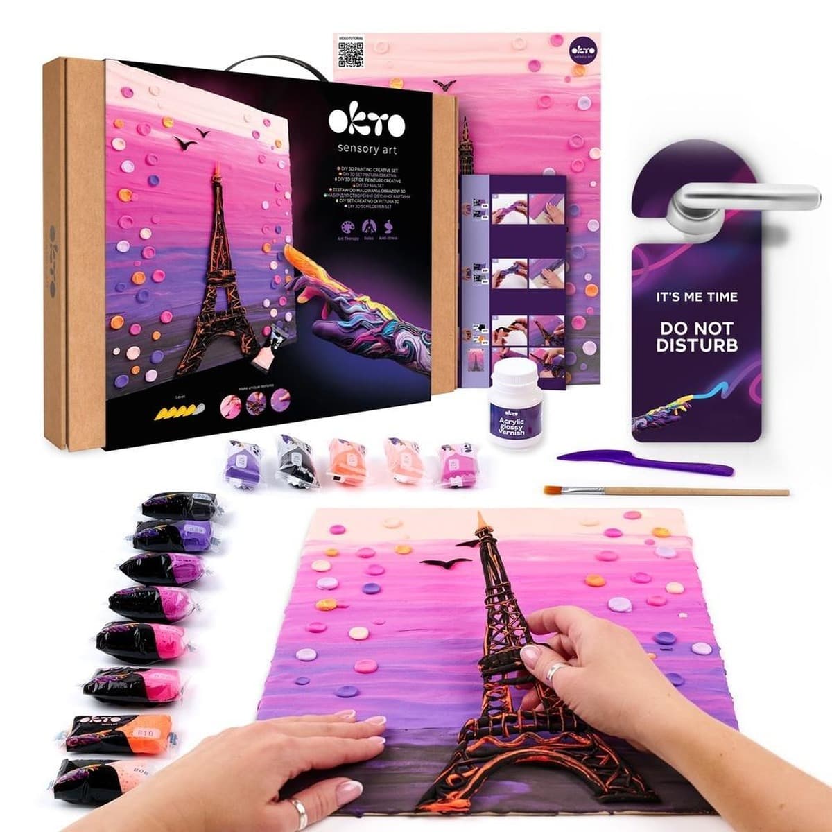 Zestaw kreatywny do modelowania 3D Paryż