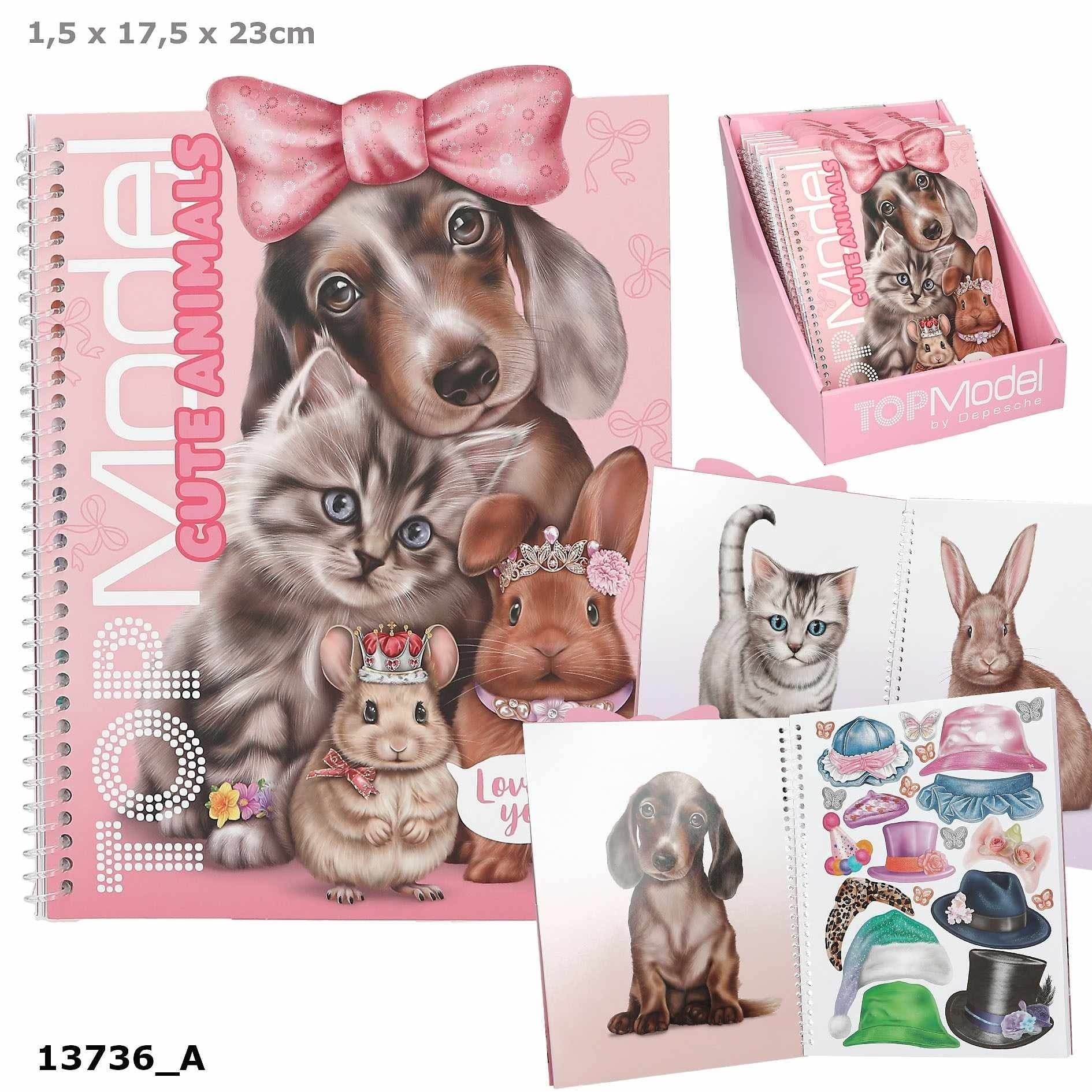 Zestaw kreatywny Dress Me Up Top Model Cute Animals