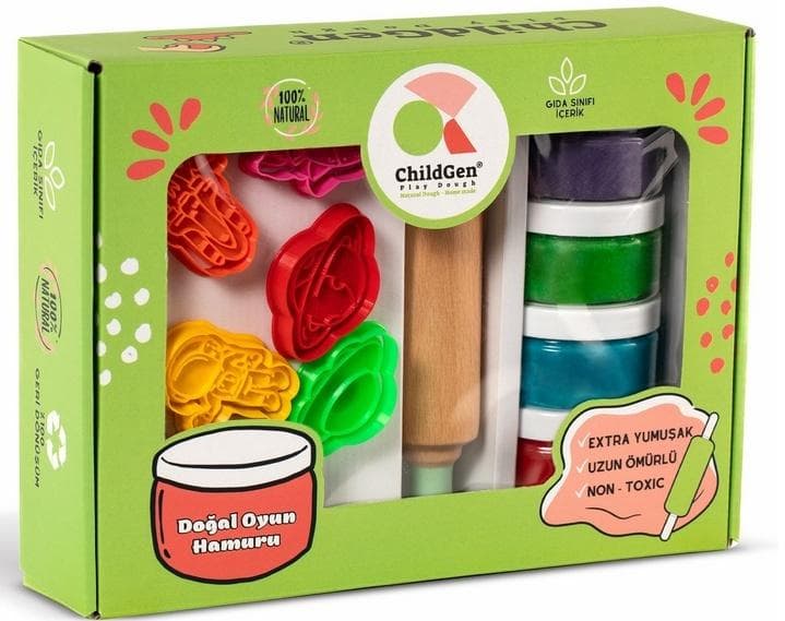 ChildGen Zestaw kreatywny Farma z ciastoliny naturalnej
