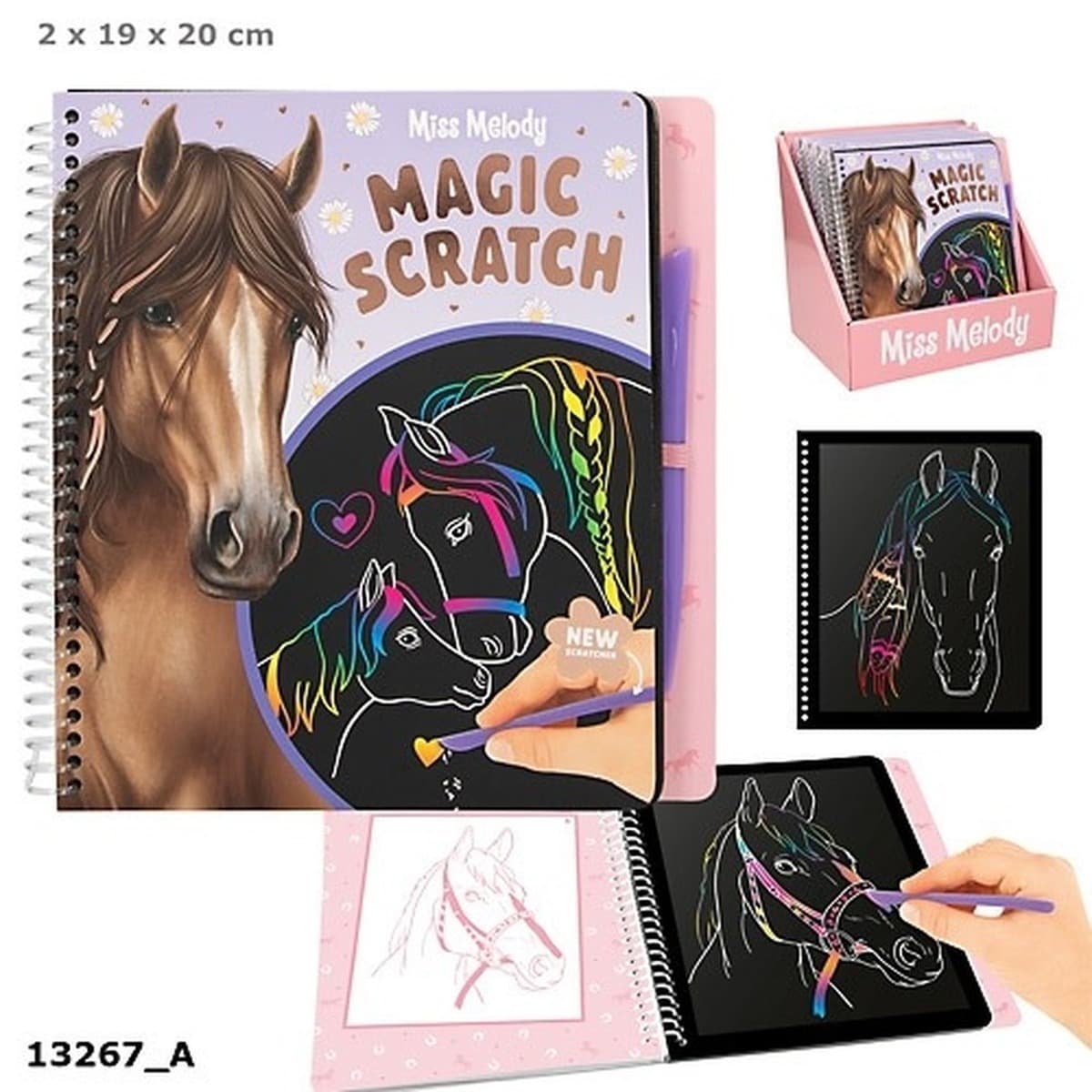 Zestaw kreatywny Magic Scratch Miss Melody