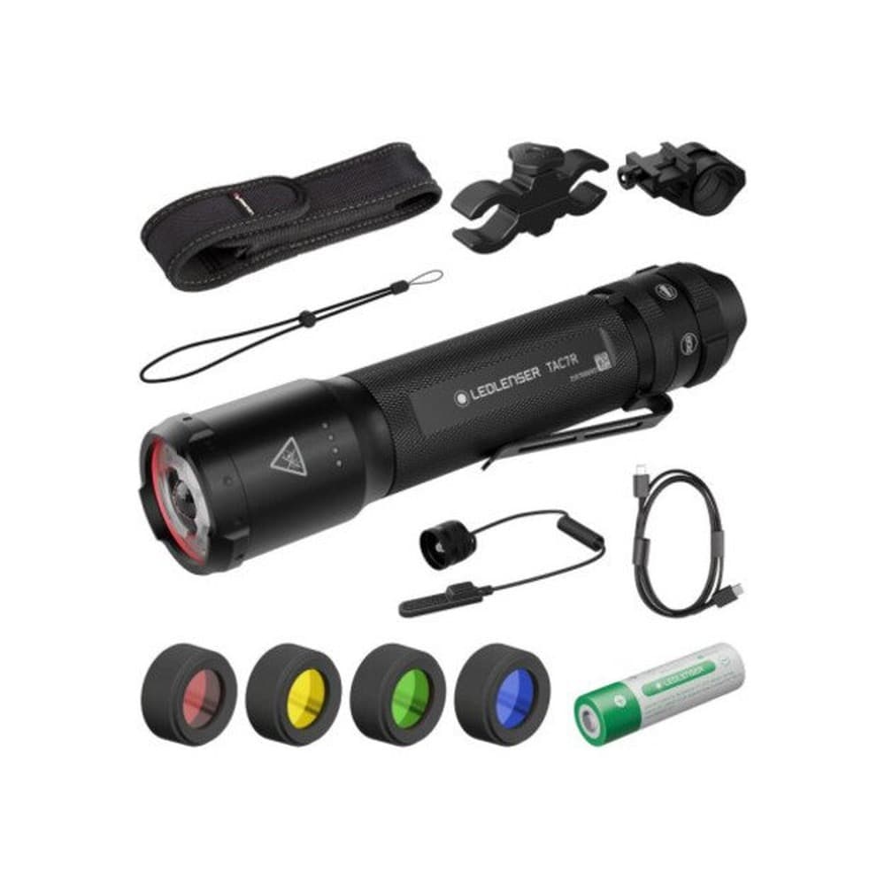 Zestaw myśliwski Ledlenser TAC7R z czarnym etui