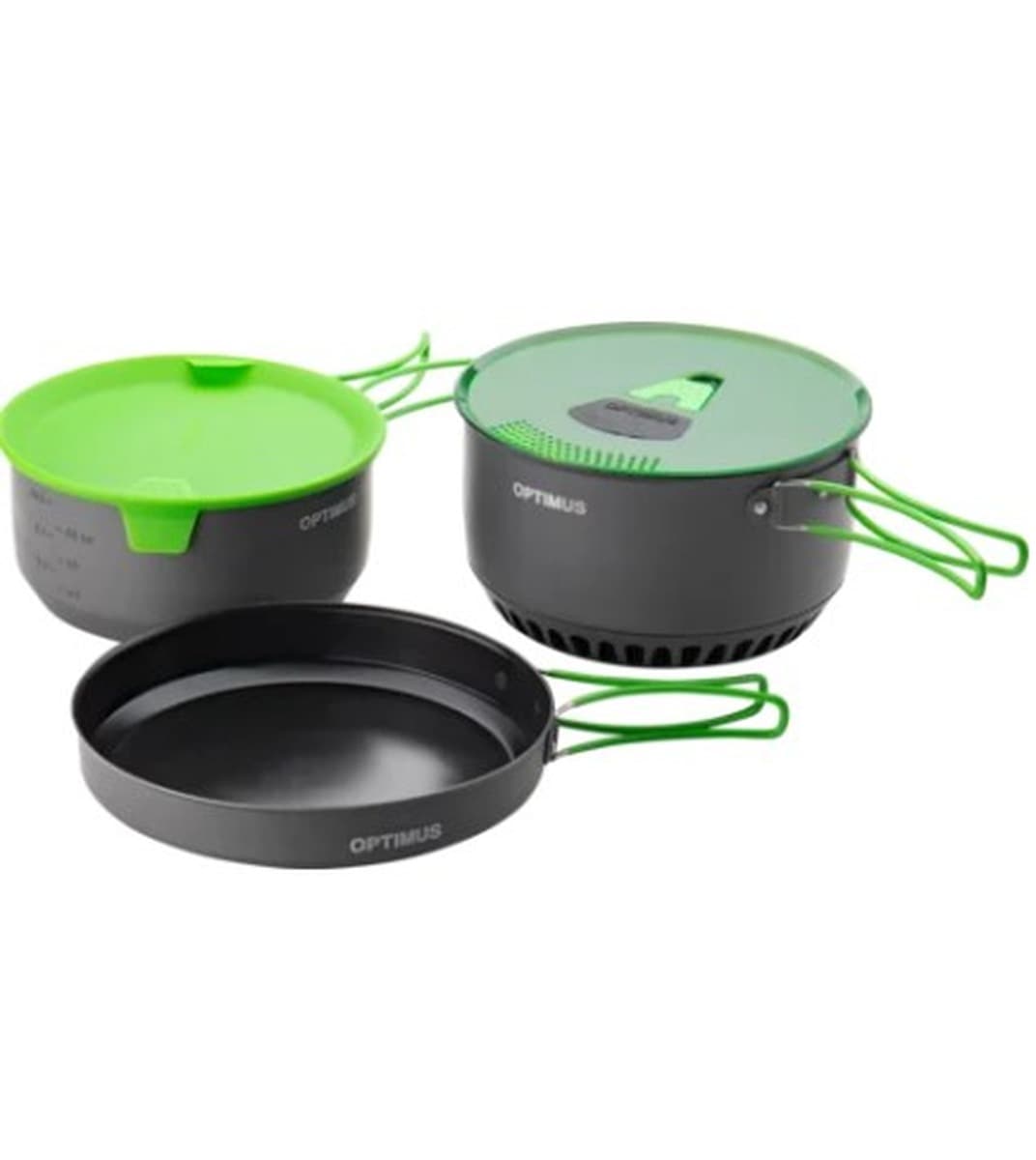 Zestaw naczyń turystycznych Optimus Terra Camp 4 Cooking Pot Set