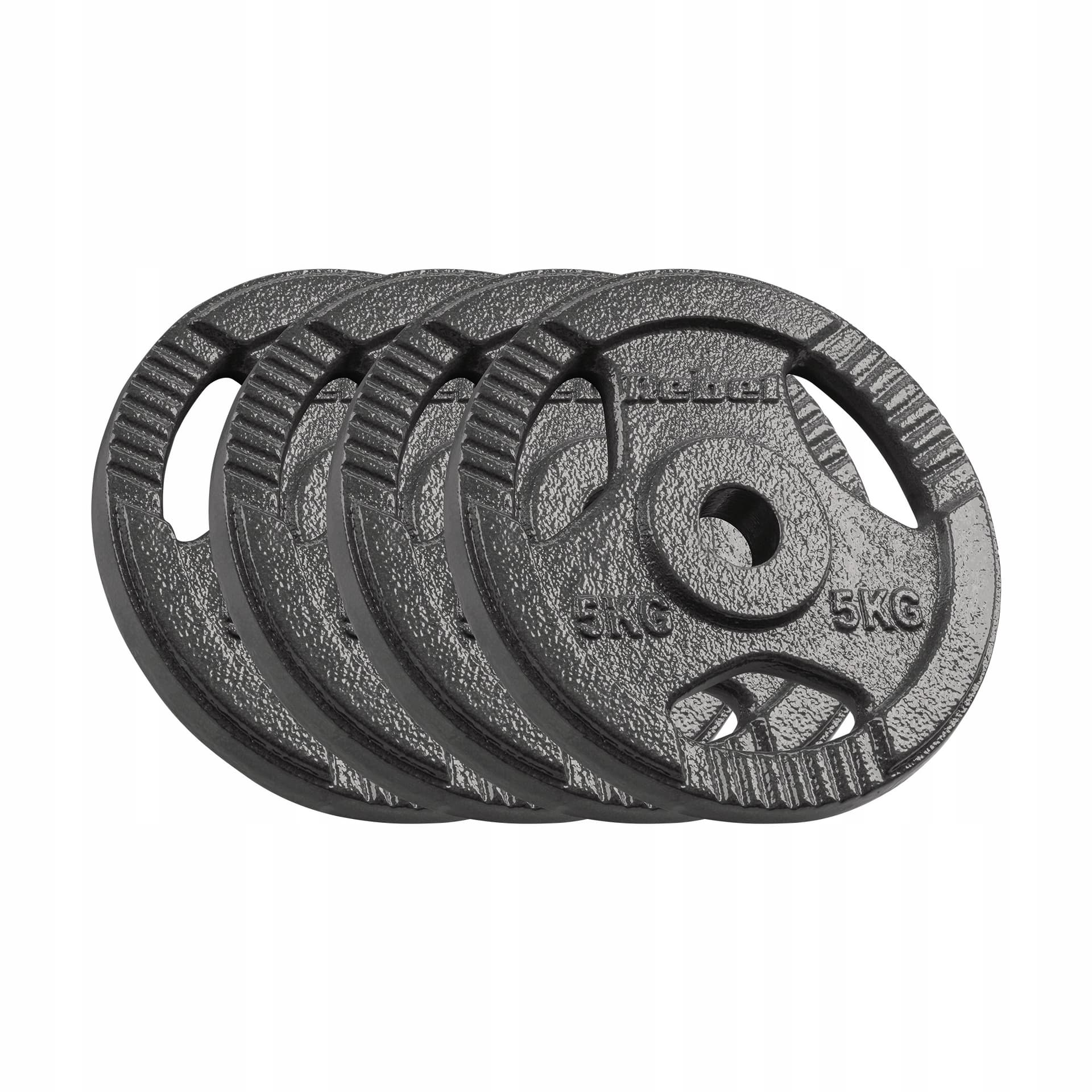 Zestaw obciążeń żeliwnych 4x5kg, otwór 31mm, REBEL ACTIVE