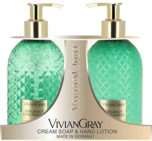 Vivian Grey Gemstone Bergamot & Lemongrass Mydło w płynie i balsam do rąk