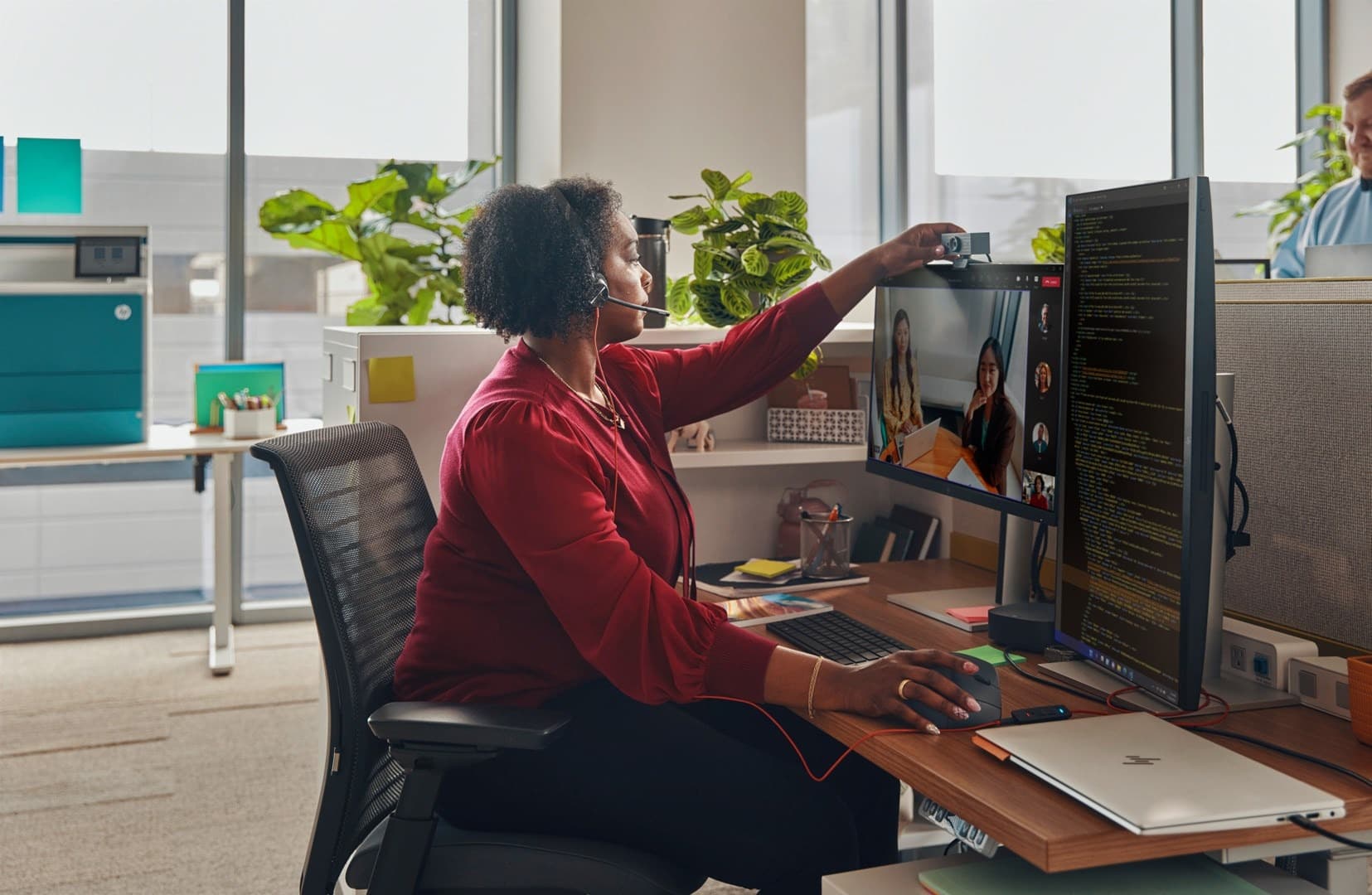 Zestaw słuchawkowy stereo HP Poly Blackwire 3325 USB-C z certyfikatem Microsoft Teams + wtyczka 3,5 mm + przejściówka USB-C/A
