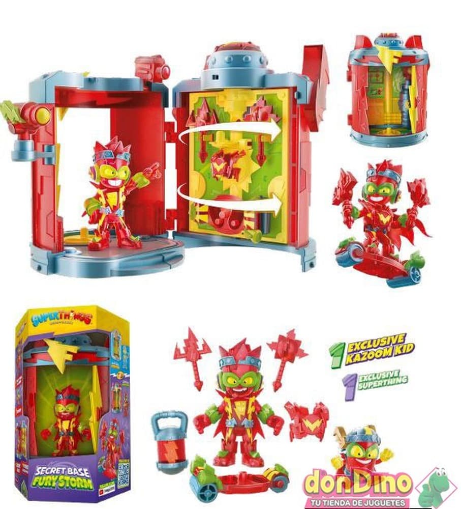 SuperThings Baza Sekretna Fury Storm z figurkami