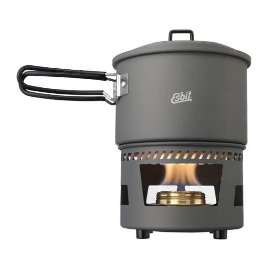 Zestaw turystyczny z palnikiem alkoholowym Esbit Cookset 1500 ml