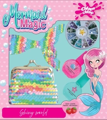 Chlapu Zestaw Mermaid z Portfelem i Spinką do Włosów
