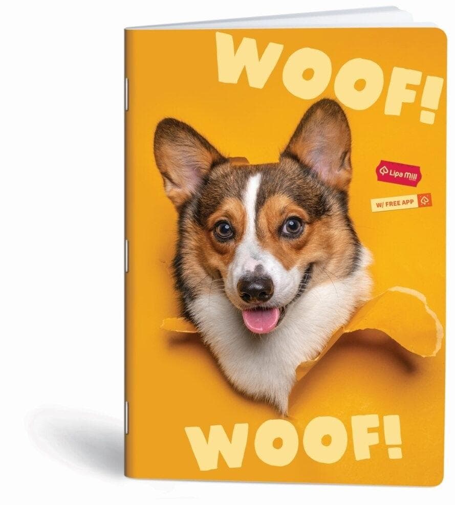Zeszyt A4 60 kartek kratka Woof mix 10 szt.