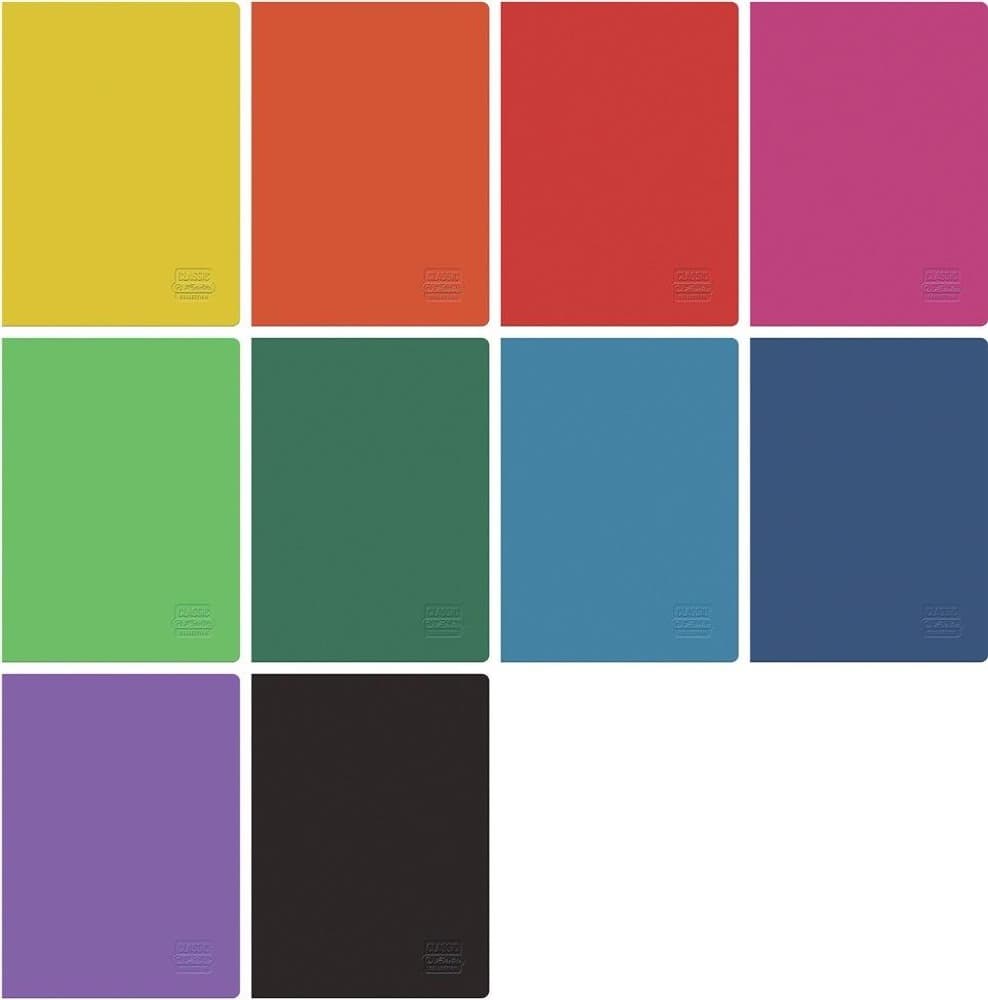 Zeszyt A4 96 kartek w kratkę Rainbow Classic Collect Herlitz 5 sztuk