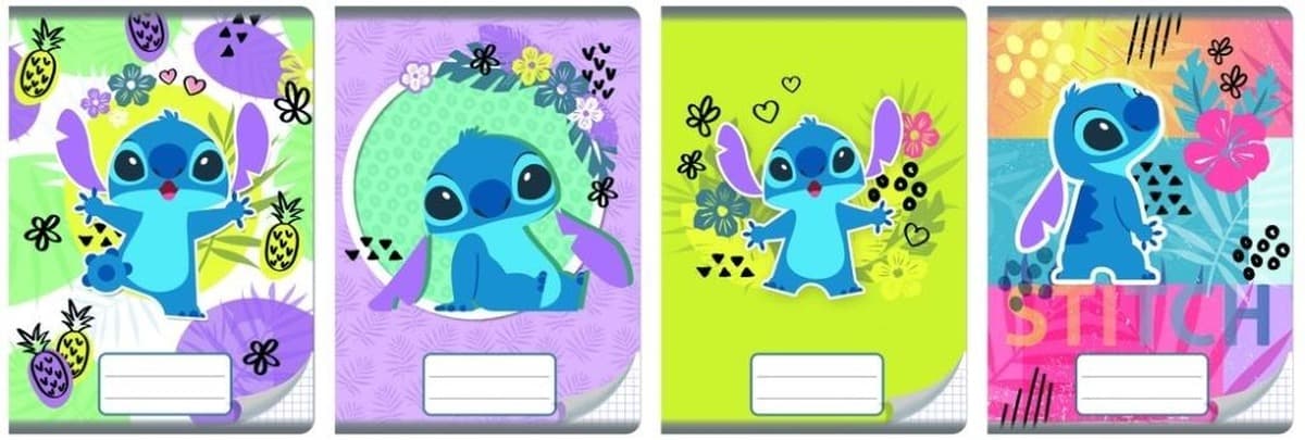 Zeszyt A5 32 kartki kratka Stitch 10 sztuk