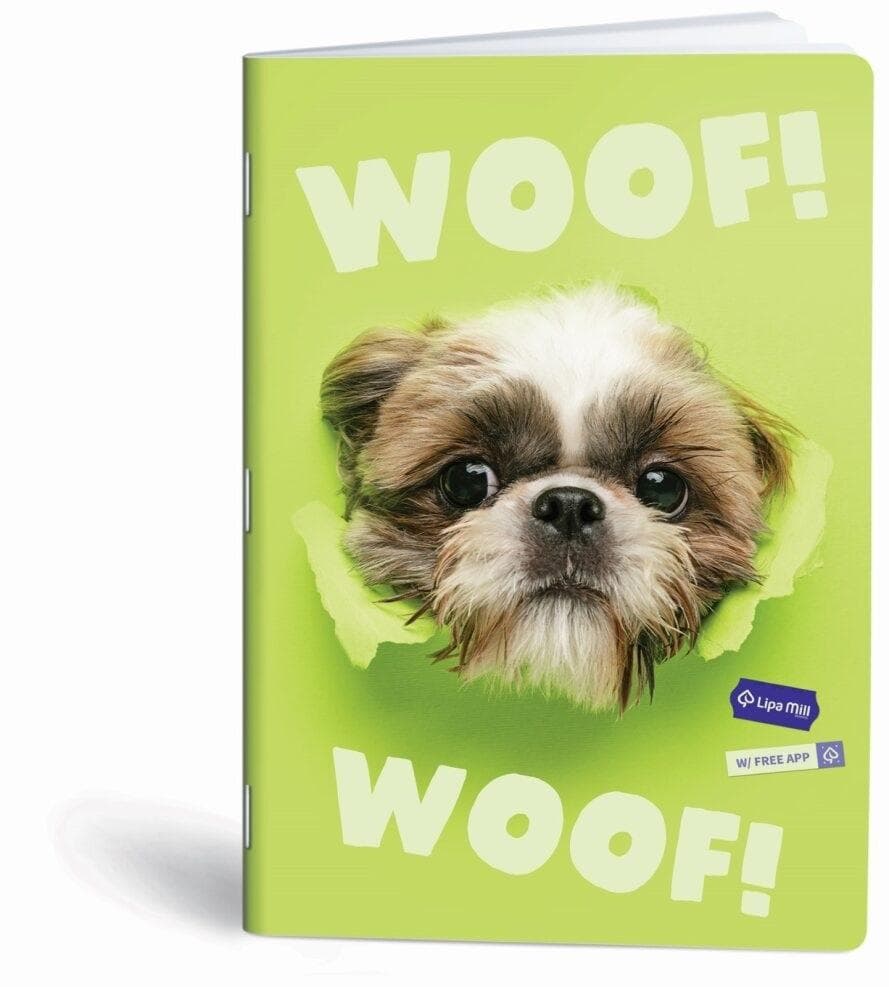 Zeszyt A5 32 kartki kratka Woof mix 10 szt.