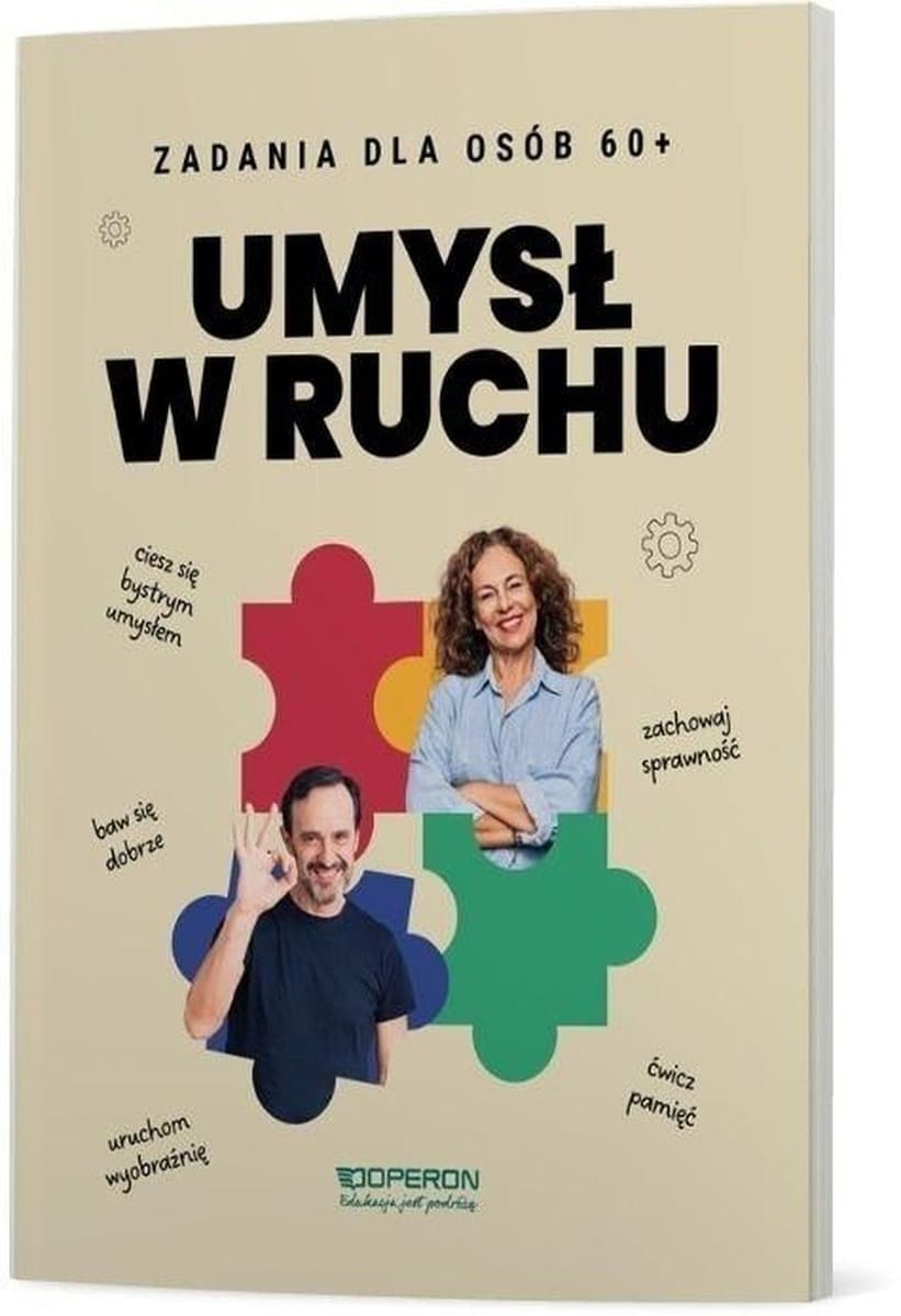 Zeszyt do treningu Umysł w ruchu dla osób 60+