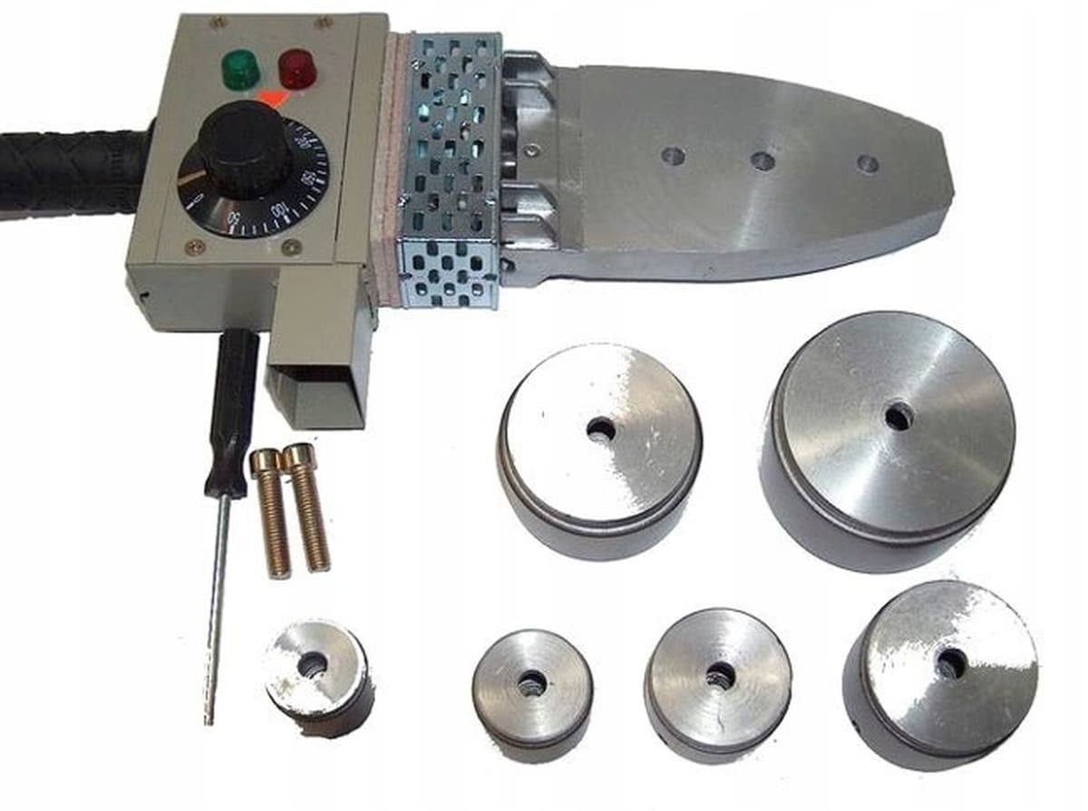 Zgrzewarka do rur PCV 1100W z regulacją temperatury 0-300°C