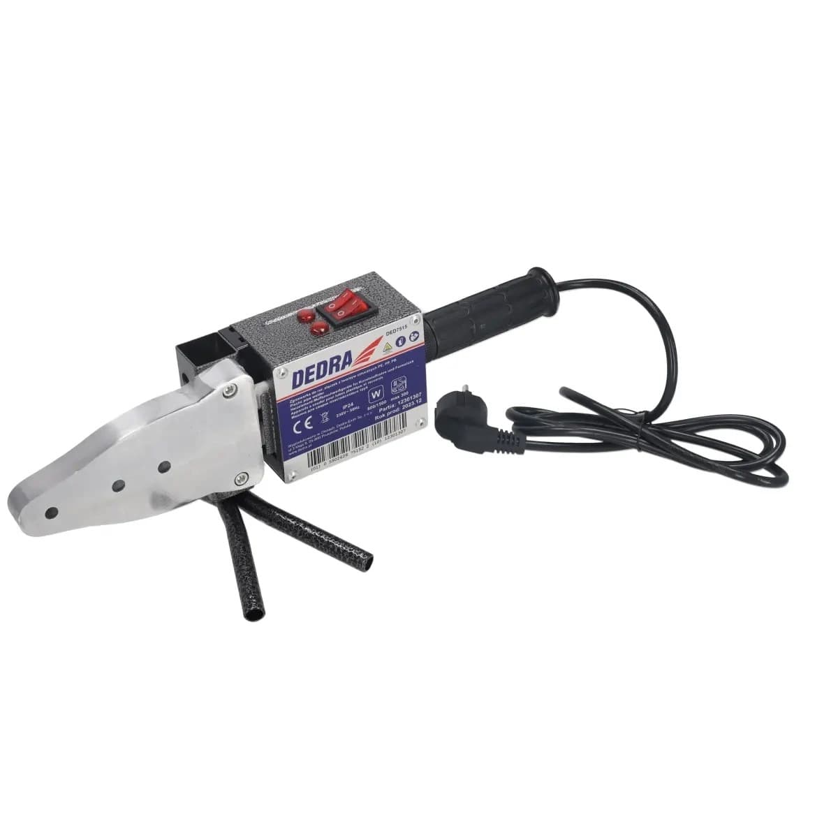 Zgrzewarka do rur z tworzyw sztucznych 800W/1500W z metalową walizką