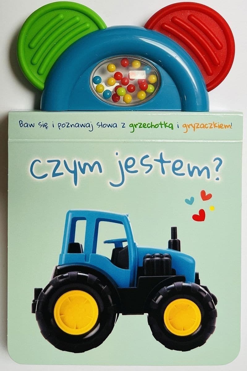 Zielona Książeczka z Gryzaczkiem i Grzechotką dla dzieci